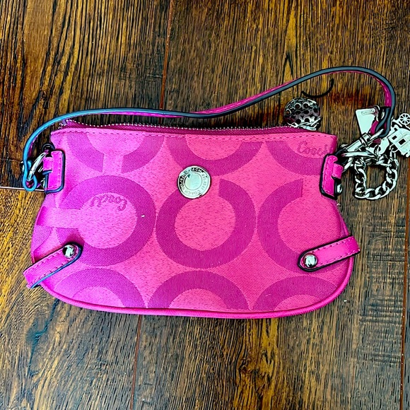 Hot Pink COACH Change Purse NWOT - Picture 1 of 4